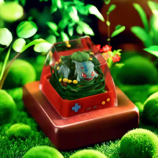 Bulbasaur Resin Keycap: Rooted in Strength, Blooming in Battle